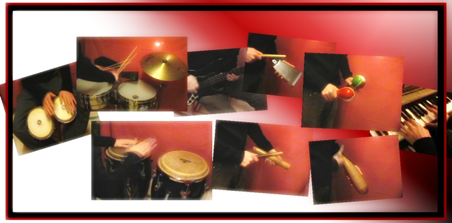 Picture: Collage with images of me playing the different instruments Picture: Collage with images of me playing the different instruments